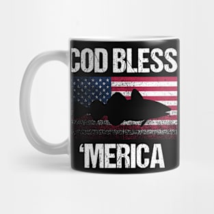 Cod Bless Merica Cod Fish Mug